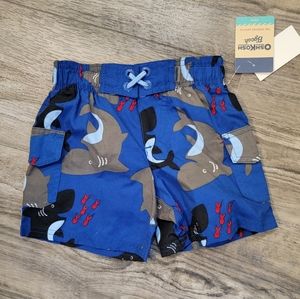 Osh Kosh Shark Swim Trunks